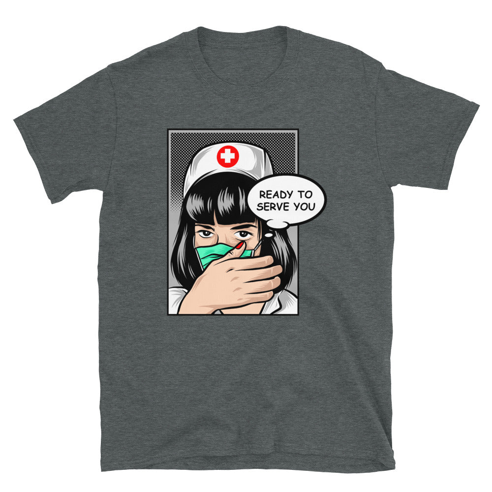 NURSE COMIC  READY TO SERVE